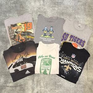 Mens Graphic T-Shirt Bundle of 6